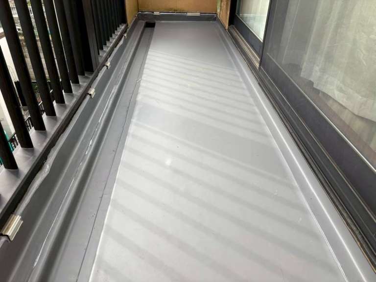 邑楽町 S様邸 積水ハウス ベランダ防水工事 防水シートカバー工法|施工後