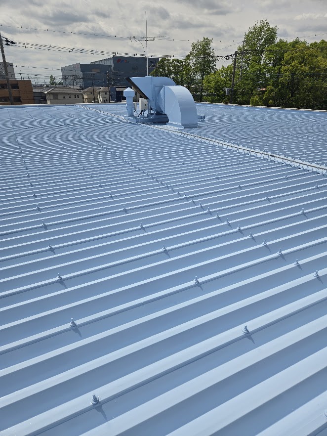 行田市 D様 屋根塗装 板金屋根 遮熱塗装 防水塗装 雨漏り修理|施工後
